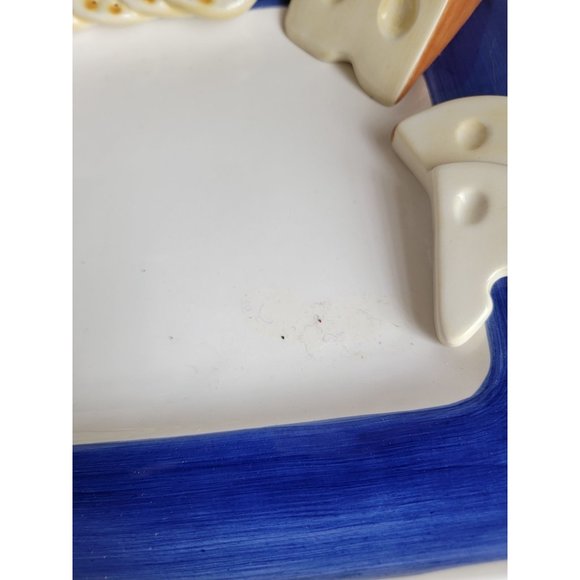 Vintage Etc 2006 cheese cracker serving platter plate unique - Picture 4 of 8
